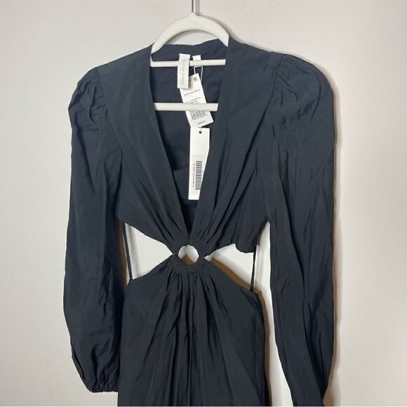Jaelynn Cut Out Dress in Black SIMKHAI NWT XS - Picture 6 of 7